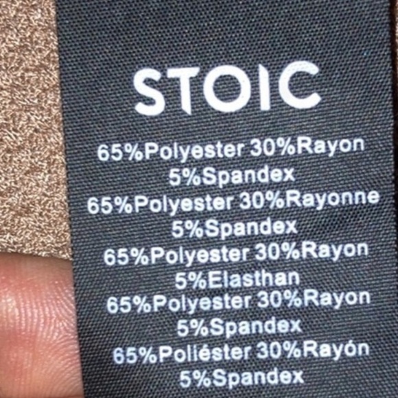 Men’s Stoic size large tan waffle knit long sleeved top great condition - Picture 3 of 5